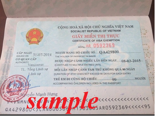 Visa To Vietnam For Us Citizens Visa Requirements For Vietnam 0954
